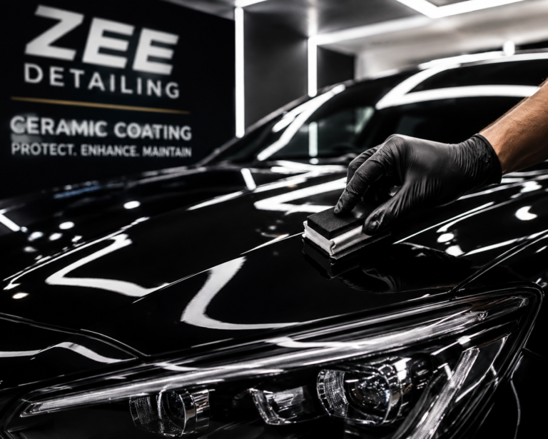 Keeping your vehicle in excellent condition takes more than regular washing. Daily driving exposes your car to road salt, UV rays, bird droppings, tree sap, rain, dirt and other contaminants that gradually damage the paintwork. If you're looking for long-lasting protection and a deep showroom shine, ceramic coating in Bedford is one of the best investments you can make. At Zee Detailing, we provide professional ceramic coating services designed to protect your vehicle while enhancing its appearance. Whether you own a luxury vehicle, sports car, SUV, family car or company vehicle, our ceramic coating solutions help maintain your car's value and keep it looking its best throughout the year. What Is Ceramic Coating? Ceramic coating is a liquid polymer that is professionally applied to your vehicle's exterior. Once cured, it forms a durable protective layer that chemically bonds with your car's clear coat. Unlike traditional waxes and sealants that wear away after a few weeks or months, ceramic coatings provide long-term protection and superior durability. The coating creates a smooth, hydrophobic surface that repels water, dirt and contaminants while delivering exceptional gloss and colour depth. Benefits of Ceramic Coating Choosing professional ceramic coating offers several advantages for your vehicle. Superior Paint Protection Your vehicle is constantly exposed to harmful environmental elements. Ceramic coating provides protection against: UV rays Oxidation Road grime Bird droppings Tree sap Acid rain Water spots Light chemical contaminants While ceramic coating does not make your vehicle scratch-proof, it helps minimise minor swirl marks caused during washing. Incredible Gloss and Shine One of the biggest reasons vehicle owners choose ceramic coating is the outstanding finish. The coating enhances your paint's natural depth and clarity, giving your vehicle a glossy, showroom-quality appearance that lasts. Dark-coloured vehicles especially benefit from ceramic coatings because the finish becomes noticeably deeper and more reflective. Hydrophobic Water Repellency Ceramic coating creates a highly hydrophobic surface. Water beads and rolls off the paintwork instead of sitting on it, carrying away dirt and contaminants in the process. This makes your vehicle easier to clean and helps reduce the build-up of grime between washes. Easier Vehicle Maintenance Because dirt struggles to bond with the coated surface, routine maintenance becomes much simpler. Benefits include: Faster washing Reduced drying time Less dirt accumulation Easier bug removal Cleaner wheels and body panels Your vehicle stays cleaner for longer, saving both time and effort. Our Ceramic Coating Process At Zee Detailing, we never apply ceramic coating without proper preparation. Surface preparation is the most important part of achieving a durable finish. Step 1: Safe Exterior Wash We begin with a thorough pH-neutral wash using professional detailing products that safely remove loose dirt without damaging the paint. Step 2: Paint Decontamination Iron fallout, tar deposits and bonded contaminants are removed using specialist decontamination products and clay bar treatment. This leaves the paint completely clean before polishing. Step 3: Paint Inspection We inspect the vehicle under professional lighting to identify: Swirl marks Fine scratches Oxidation Water spots Paint defects This helps determine the level of paint correction required. Step 4: Paint Correction If necessary, we machine polish the paintwork to remove imperfections before coating. Applying ceramic coating over damaged paint locks those imperfections beneath the coating, which is why professional paint correction is highly recommended. Step 5: Ceramic Coating Application The ceramic coating is carefully applied panel by panel using professional techniques to ensure complete and even coverage. The coating then cures to form a durable protective layer. Step 6: Final Quality Inspection Every coated vehicle undergoes a final inspection to ensure the finish meets our high standards before being returned to the customer. Why Choose Ceramic Coating Instead of Wax? Many vehicle owners ask whether ceramic coating is worth choosing over traditional wax. Ceramic Coating Traditional Wax Long-lasting protection Short-term protection Strong chemical resistance Limited resistance Excellent water repellency Moderate water beading Superior gloss Good shine Easier maintenance Requires frequent reapplication Ceramic coating provides significantly better long-term value for drivers who want lasting protection and reduced maintenance. Is Ceramic Coating Suitable for Every Vehicle? Yes. Our ceramic coating services are suitable for: New vehicles Used cars Luxury cars Sports cars SUVs Electric vehicles Prestige vehicles Daily commuters Company fleets Whether your car is brand new or several years old, proper preparation allows ceramic coating to deliver excellent results. Professional Ceramic Coating in Bedford As a trusted detailing specialist in Bedford, Zee Detailing focuses on delivering premium workmanship using professional products and proven application methods. We understand that every vehicle is different, which is why we tailor our preparation and coating process to achieve the best possible finish. Our attention to detail ensures every customer receives outstanding protection, exceptional gloss and long-lasting results. Why Choose Zee Detailing? Customers across Bedford choose Zee Detailing because we offer: Professional ceramic coating application Thorough paint preparation Expert paint correction Premium detailing products Attention to every detail Friendly customer service High-quality workmanship Reliable appointments Our goal is to help every customer protect their investment while keeping their vehicle looking its absolute best. Book Your Ceramic Coating Service in Bedford If you're searching for ceramic coating in Bedford, Zee Detailing is here to help. Our professional detailing team delivers high-quality paint protection that enhances your vehicle's appearance and makes maintenance easier for years to come. Whether you want to preserve a new vehicle or restore the shine of your current one, we provide ceramic coating solutions tailored to your needs. Contact Zee Detailing today to book your ceramic coating service in Bedford and experience premium protection with a stunning showroom finish.