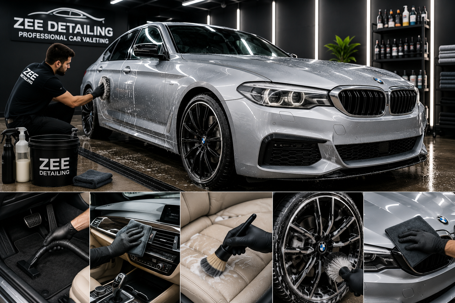 Car Care Collage.