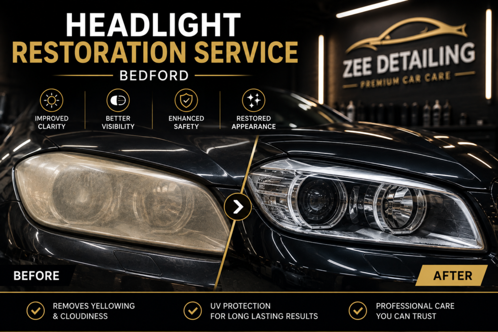 Headlight Restoration Before and After