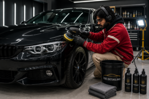 Professional Paint Correction Milton Keynes Black Car Detailing