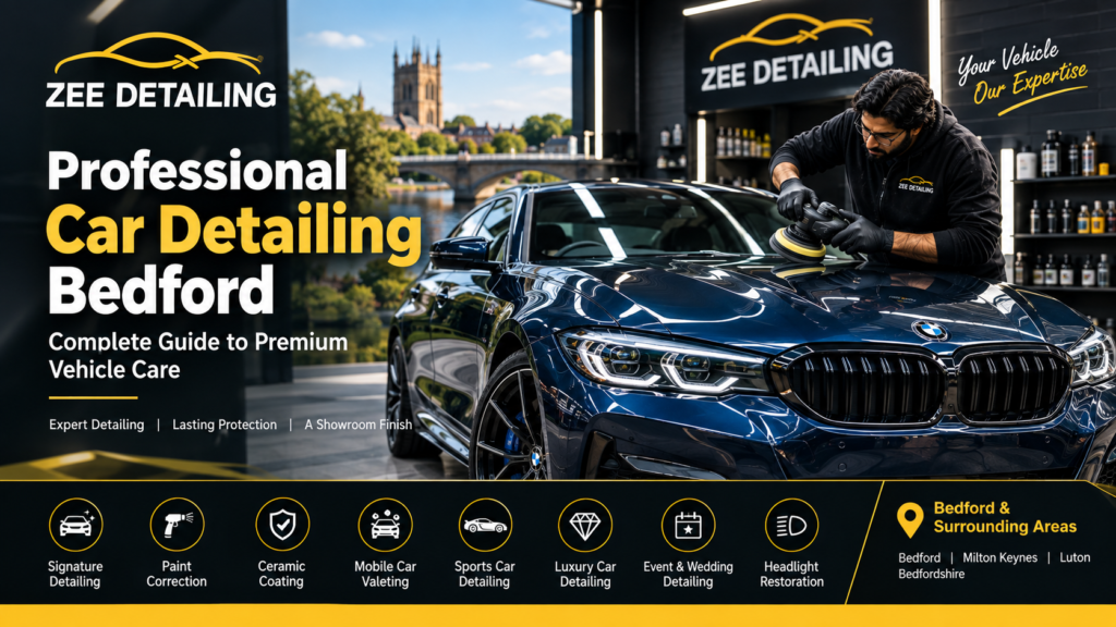 Professional Car Detailing in Bedford